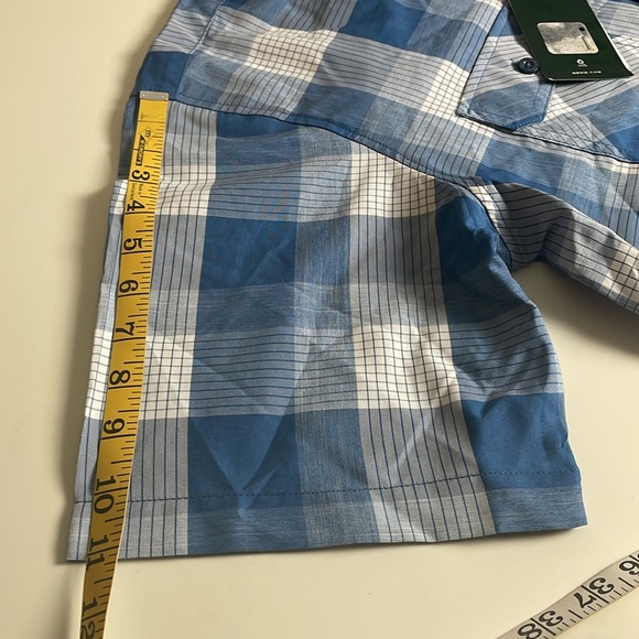 Orvis Men’s Blue & White Plaid Button Down short sleeve Shirt- XL - Picture 10 of 14